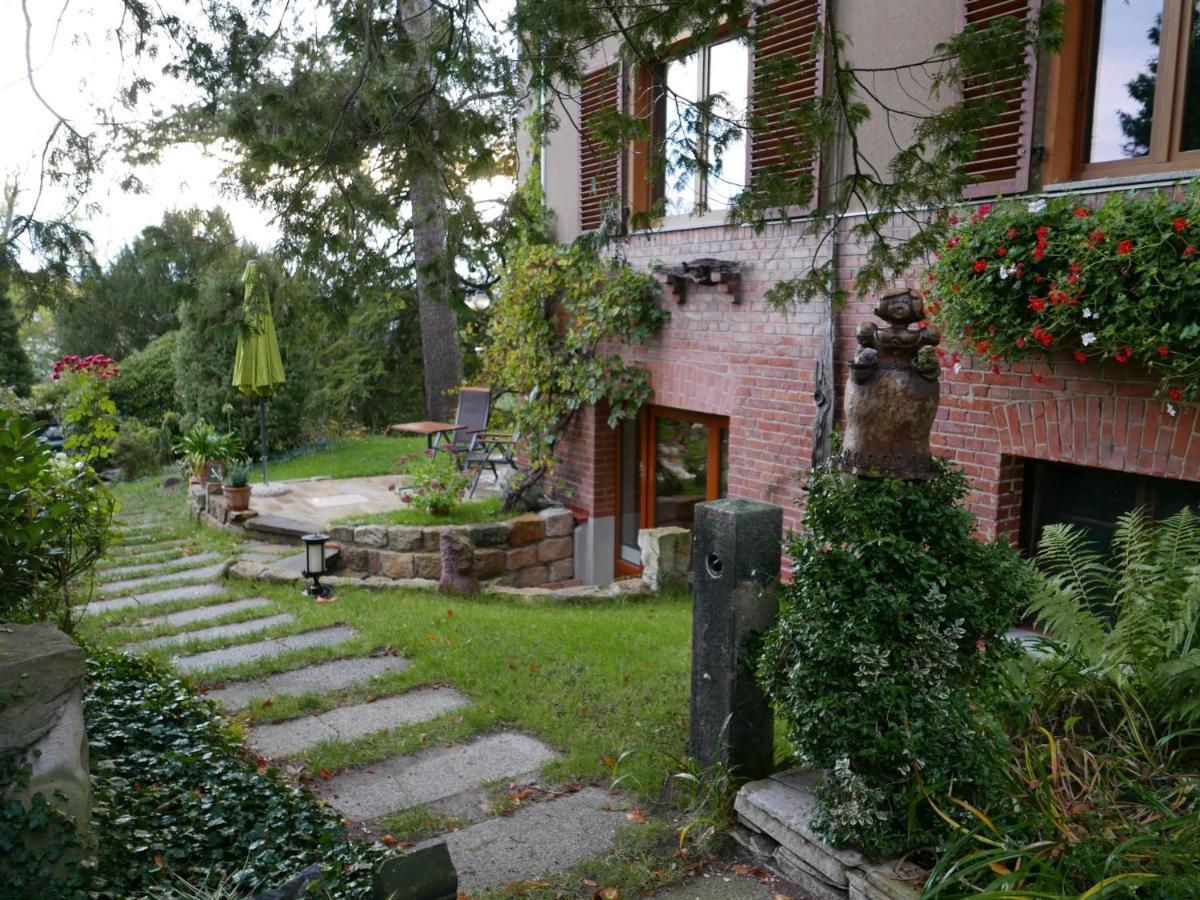 Ferienwohnung Dresden-Pillnitz - Elbhang-Villa - "Am Zuckerhut" Dış mekan fotoğraf